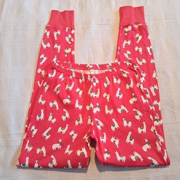 Mini Boden girls size 12 years llama pajama pants red with white llama's, new - Picture 3 of 7